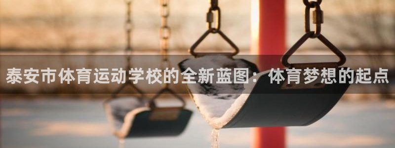 谈球吧体育：泰安市体育运动学校的全新蓝图：体育梦想的起点